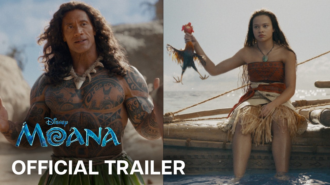 Tráiler oficial de Moana live action con Dwayne Johnson como Maui y Catherine Lagaʻaia como Moana
